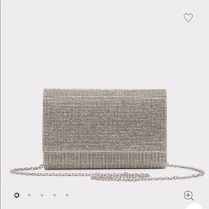 Silver Diamond ALDO Clutch